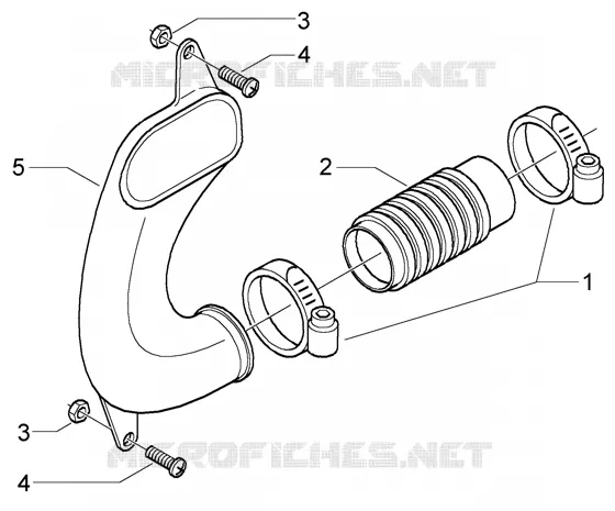 Tuyau de refroidissement courrie PIAGGIO PIAGGIO-SCOOTER 200 X9 Other year  X9 Evolution