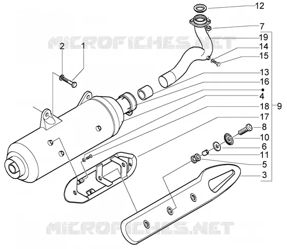 Silencieux PIAGGIO PIAGGIO-SCOOTER 500 X9 Other year  X9 Evolution (ABS)