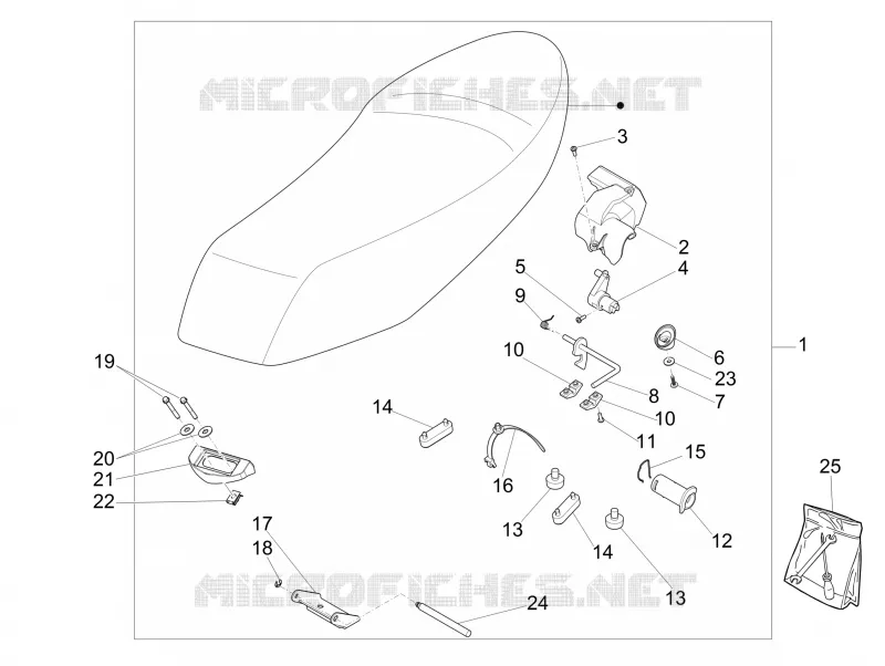 Selle/sieges PIAGGIO PIAGGIO-SCOOTER 100 LIBERTY 2011  Liberty 4T
