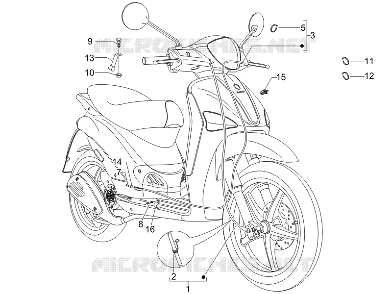 Transmissions PIAGGIO PIAGGIO-SCOOTER 125 LIBERTY 2012  Liberty 4T 2V E3