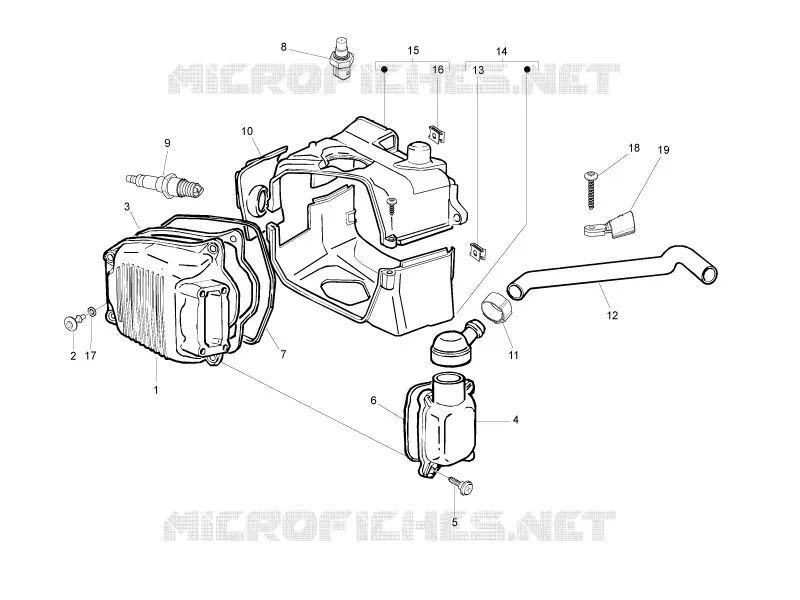 Couvercle culasse PIAGGIO PIAGGIO-SCOOTER 125 LIBERTY 2012  Liberty 4T 2V ie PTT