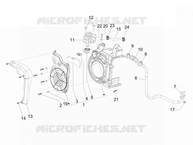 BOITE AIR SECONDAIRE PIAGGIO PIAGGIO-SCOOTER 125 LIBERTY 2014  Liberty 4T 