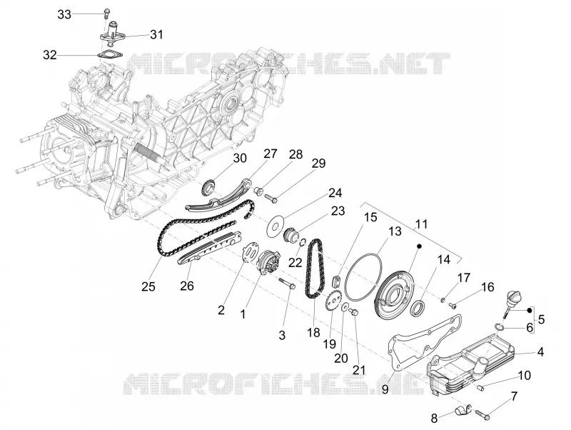 Pompe à huile PIAGGIO PIAGGIO-SCOOTER 125 LIBERTY 2012  Liberty 4T 