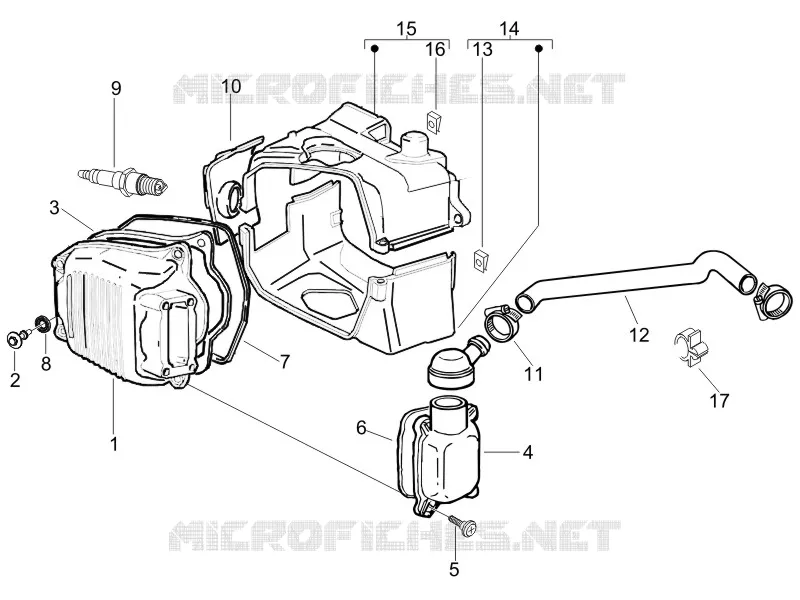 Couvercle culasse PIAGGIO PIAGGIO-SCOOTER 125 LIBERTY 2008  Liberty 4T E3