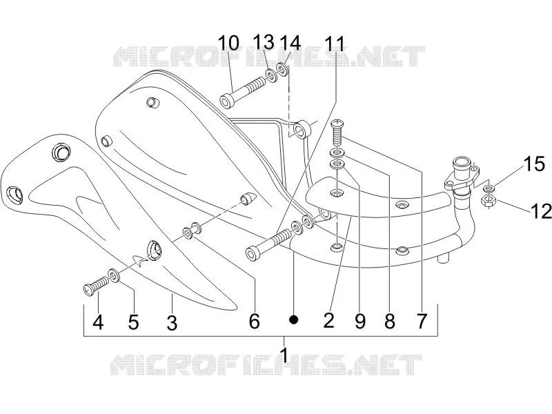 Silencieux PIAGGIO PIAGGIO-SCOOTER 125 LIBERTY 2007  Liberty 4T E3