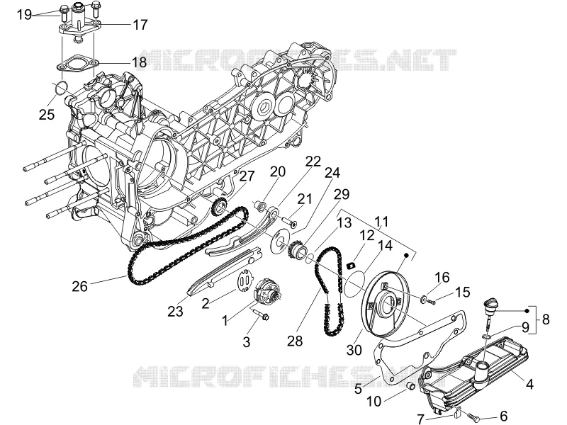 Oil pump PIAGGIO PIAGGIO-SCOOTER 125 LIBERTY 2007  Liberty 4T PTT E3 (A)