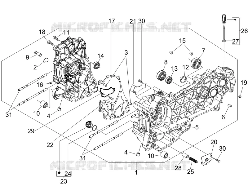 Carter PIAGGIO PIAGGIO-SCOOTER 125 LIBERTY 2011  Liberty 4T PTT E3 (E)