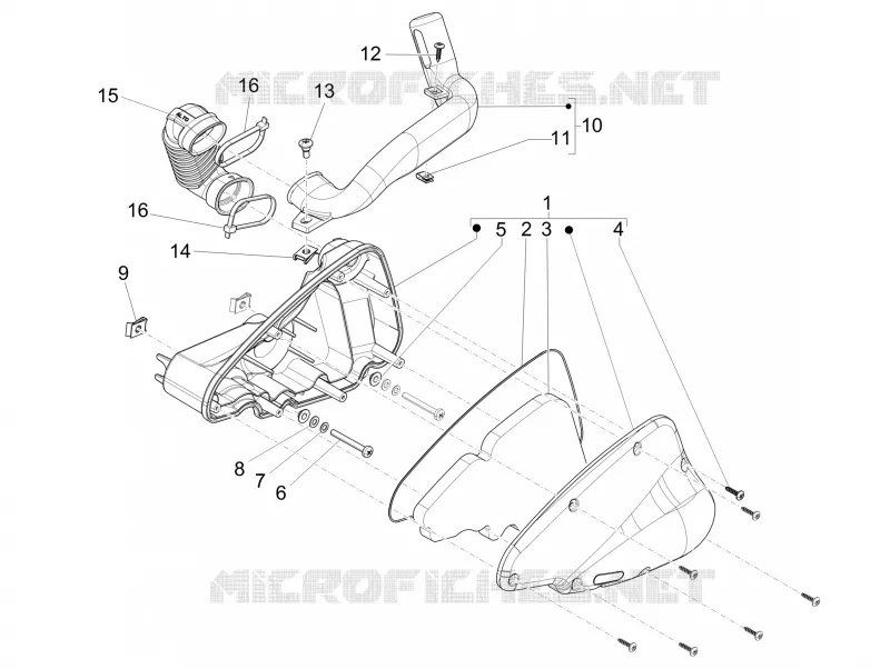 Filtre à air PIAGGIO PIAGGIO-SCOOTER 125 LIBERTY 2013  Liberty 4T PTT E3 (E)