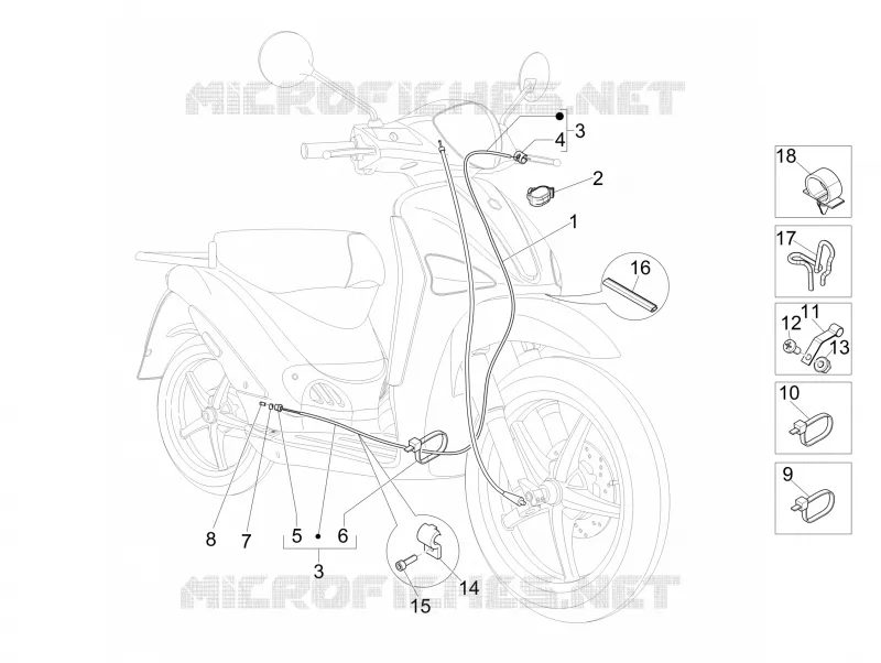 Transmissions PIAGGIO PIAGGIO-SCOOTER 125 LIBERTY 2011  Liberty 4T PTT E3 (E)