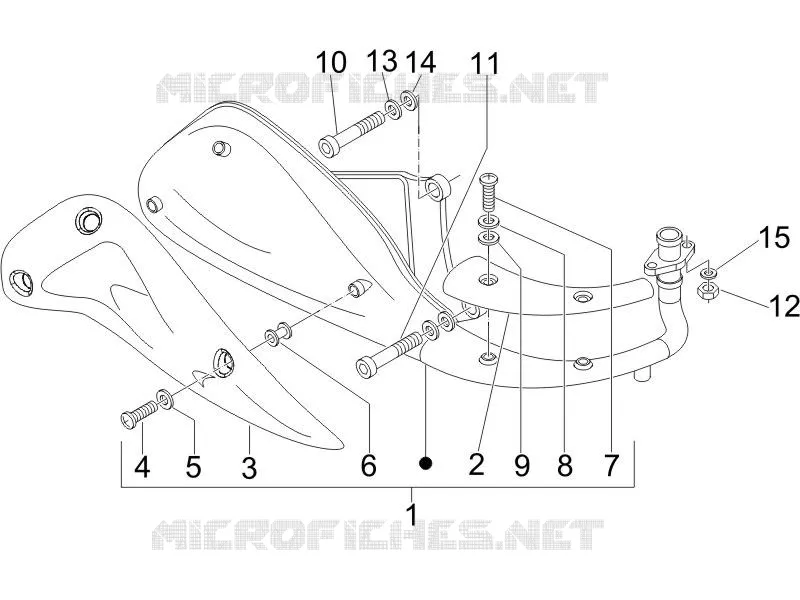 Silencieux PIAGGIO PIAGGIO-SCOOTER 125 LIBERTY 2008  Liberty 4T Sport E3
