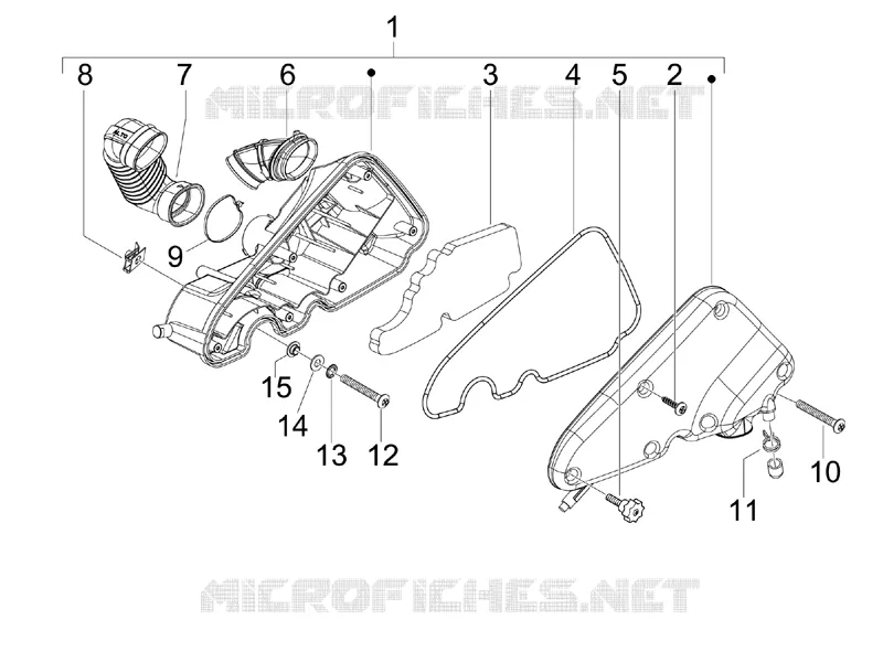Filtre à air PIAGGIO PIAGGIO-SCOOTER 50 LIBERTY 2011  Liberty 2T MOC
