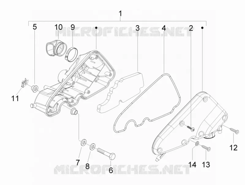Filtre à air PIAGGIO PIAGGIO-SCOOTER 50 LIBERTY 2016  Liberty 4T