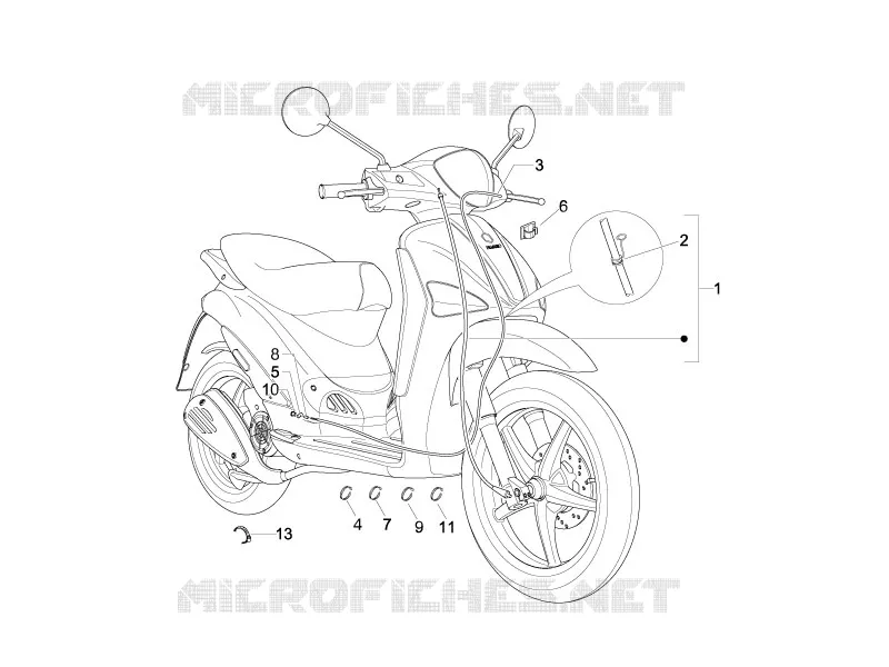 Transmissions PIAGGIO PIAGGIO-SCOOTER 50 LIBERTY 2011  Liberty 4T Delivery