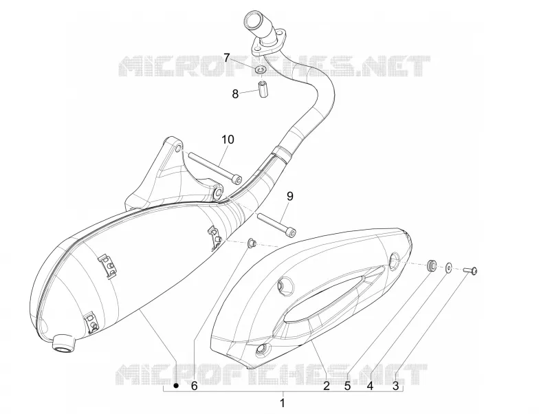 Silencieux PIAGGIO PIAGGIO-SCOOTER 50 LIBERTY 2012  Liberty 4T MOC