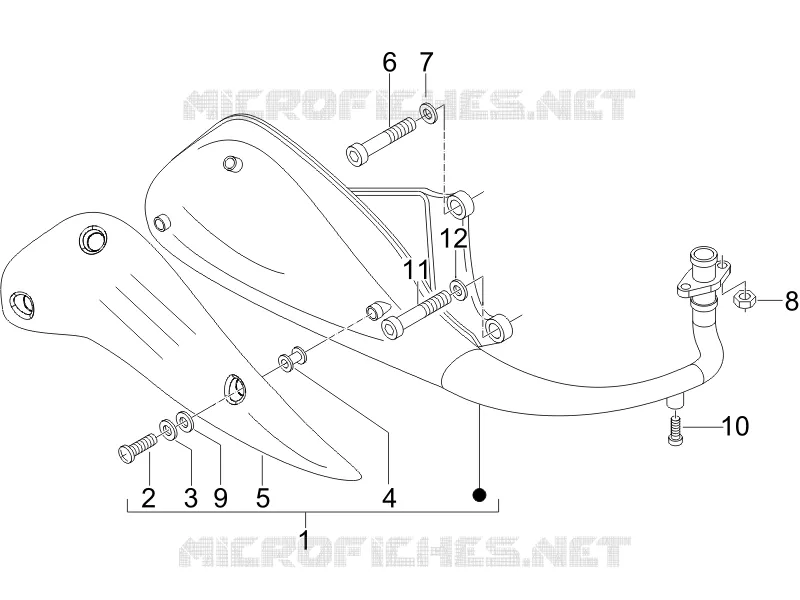 Silencieux PIAGGIO PIAGGIO-SCOOTER 50 LIBERTY 2015  Liberty 4T PTT (D)