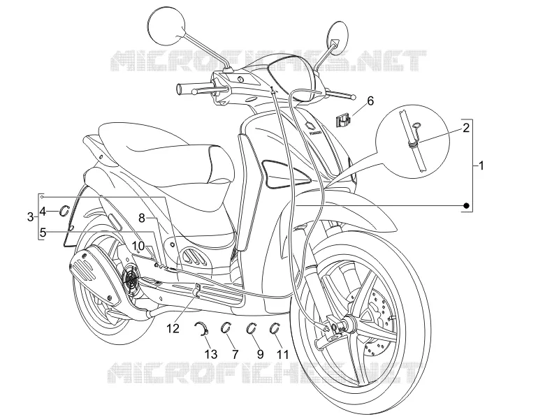 Transmissions PIAGGIO PIAGGIO-SCOOTER 50 LIBERTY 2012  Liberty 4T PTT (D)