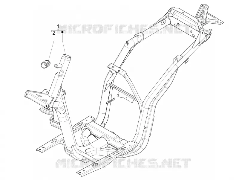 Châssis/coque PIAGGIO PIAGGIO-SCOOTER 50 LIBERTY 2013  Liberty 4T PTT