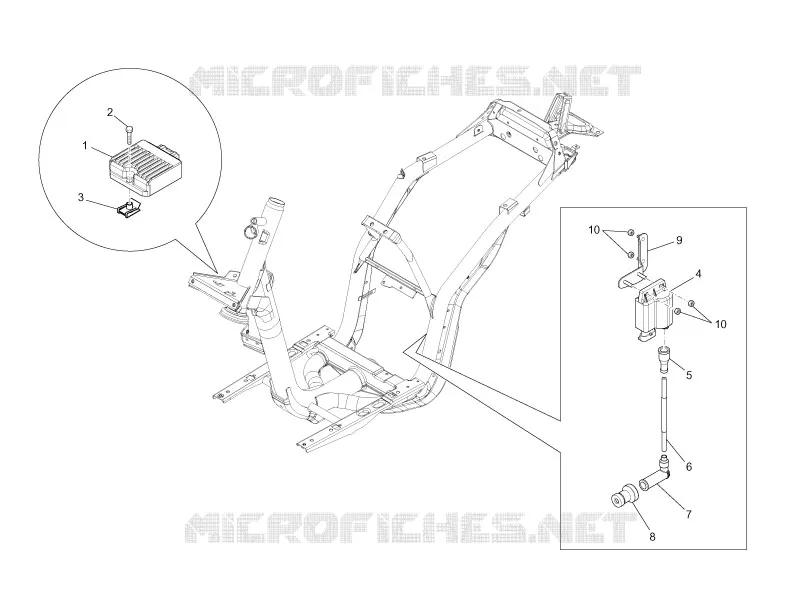 Régulateurs de tension - Centrales electroniques - Bobine H.T. PIAGGIO PIAGGIO-SCOOTER 50 LIBERTY 2012  Liberty 4T PTT