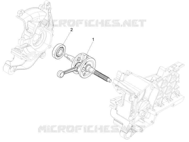 Vilebrequin PIAGGIO PIAGGIO-SCOOTER 50 LIBERTY 2015  Liberty 4T NEXIVE 2015