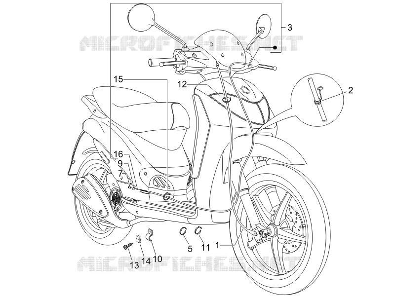 Transmissions PIAGGIO PIAGGIO-SCOOTER 50 LIBERTY 2008  Liberty 4T Sport