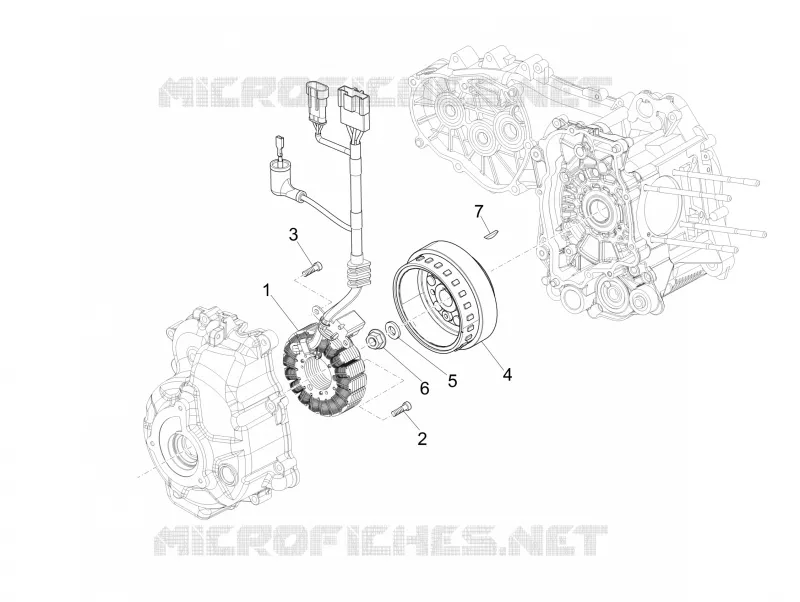 Volant magnetique PIAGGIO PIAGGIO-SCOOTER 300 MP3 2017  MP3 ie E4 LT BUSINESS - SPORT ABS