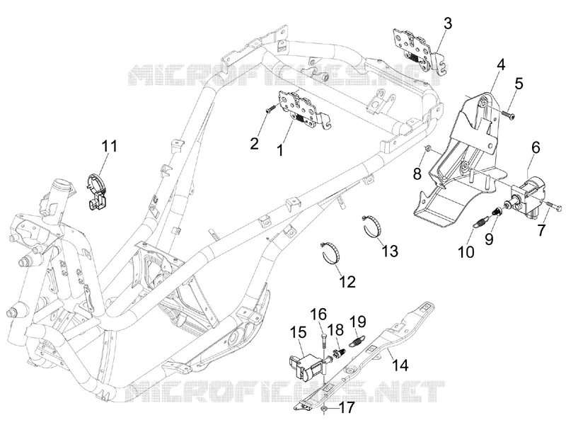 Serrures PIAGGIO PIAGGIO-SCOOTER 300 MP3 2014  MP3 ie LT - Sport