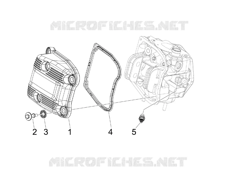 Couvercle culasse PIAGGIO PIAGGIO-SCOOTER 400 MP3 2008  MP3 ie LT - Sport