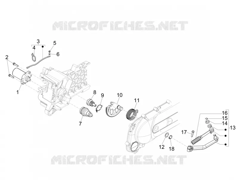 Démarrage - Démarrage électrique PIAGGIO PIAGGIO-SCOOTER 50 NRG 2017  NRG Power DD