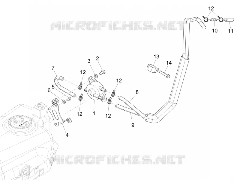 Instalation de l'alimentation PIAGGIO PIAGGIO-SCOOTER 50 NRG 2017  NRG Power DD