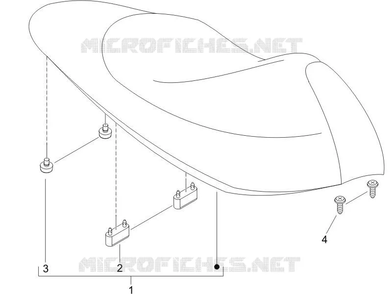 Selle/sieges PIAGGIO PIAGGIO-SCOOTER 50 NRG 2016  NRG Power DD
