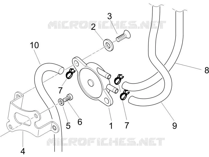 Instalation de l'alimentation PIAGGIO PIAGGIO-SCOOTER 50 NRG 2012  NRG Power DD H2O