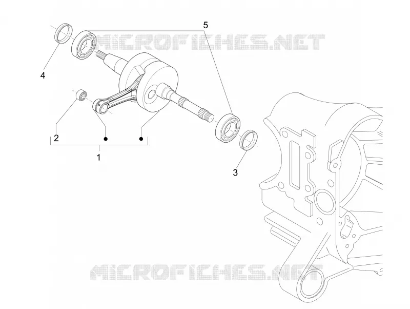 Vilebrequin PIAGGIO PIAGGIO-SCOOTER 50 NRG 2012  NRG Power DD H2O