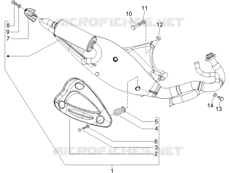 Silencieux PIAGGIO PIAGGIO-SCOOTER 50 NRG 2012  NRG Power DD Serie Speciale