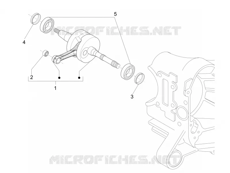 Vilebrequin PIAGGIO PIAGGIO-SCOOTER 50 NRG 2007  NRG Power DT