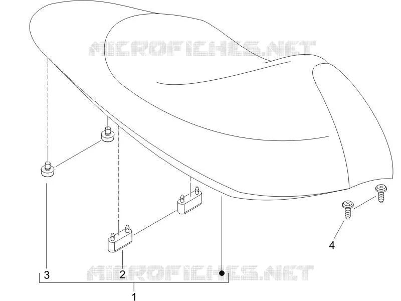 Selle/sieges PIAGGIO PIAGGIO-SCOOTER 50 NRG 2010  NRG Power DT Serie Speciale