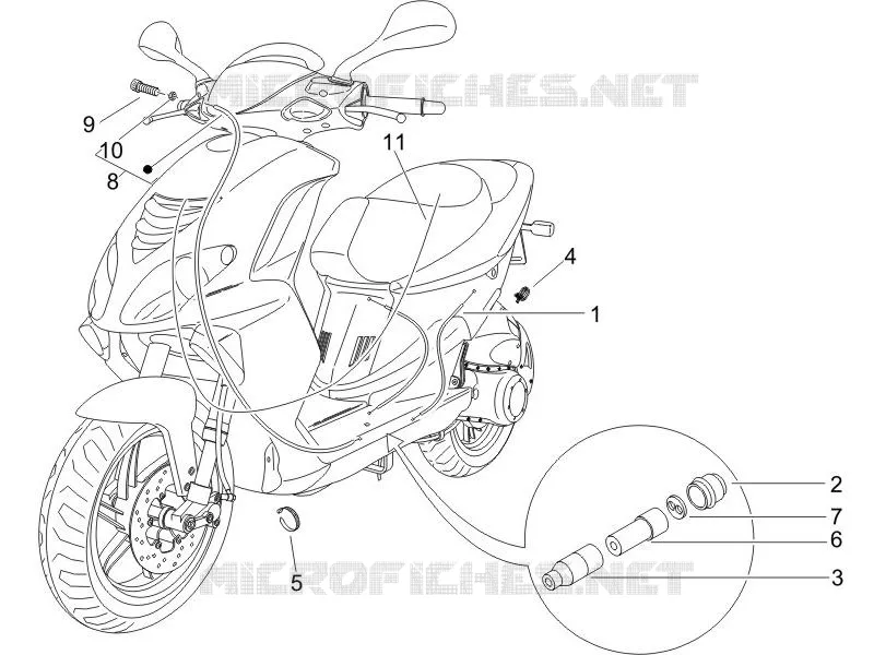 Transmissions PIAGGIO PIAGGIO-SCOOTER 50 NRG 2006  NRG Power Pure Jet