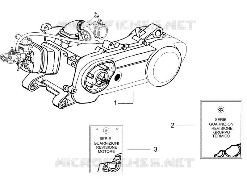Moteur complet PIAGGIO PIAGGIO-SCOOTER 50 NRG 2011  NRG Power Pure jet