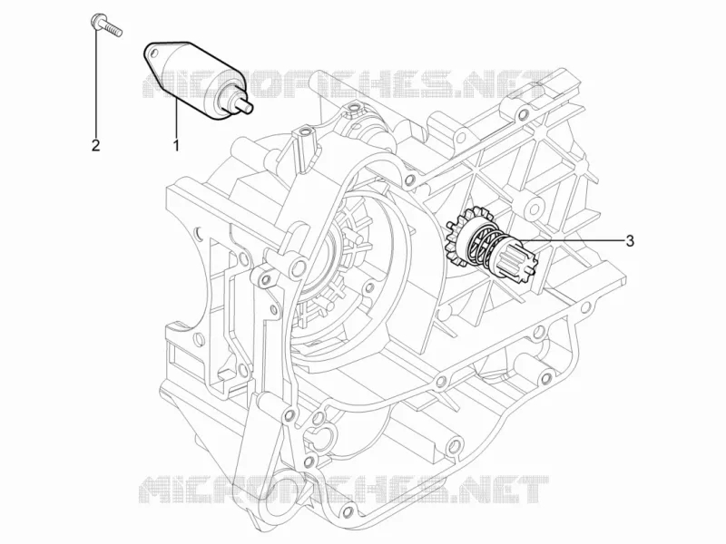 Démarrage - Démarrage électrique PIAGGIO PIAGGIO-SCOOTER 125 TYPHOON 2014  Typhoon 4T 2V Euro 3