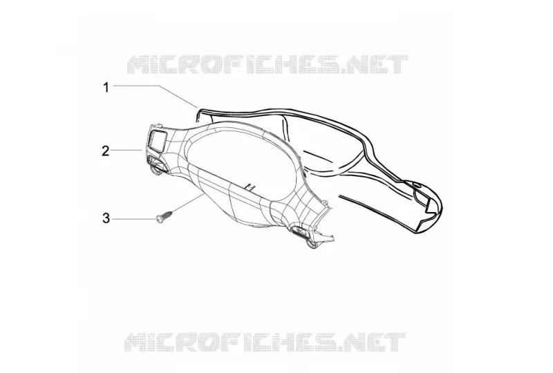 Couvertures guidon PIAGGIO PIAGGIO-SCOOTER 50 TYPHOON 2009  Typhoon 2T E2
