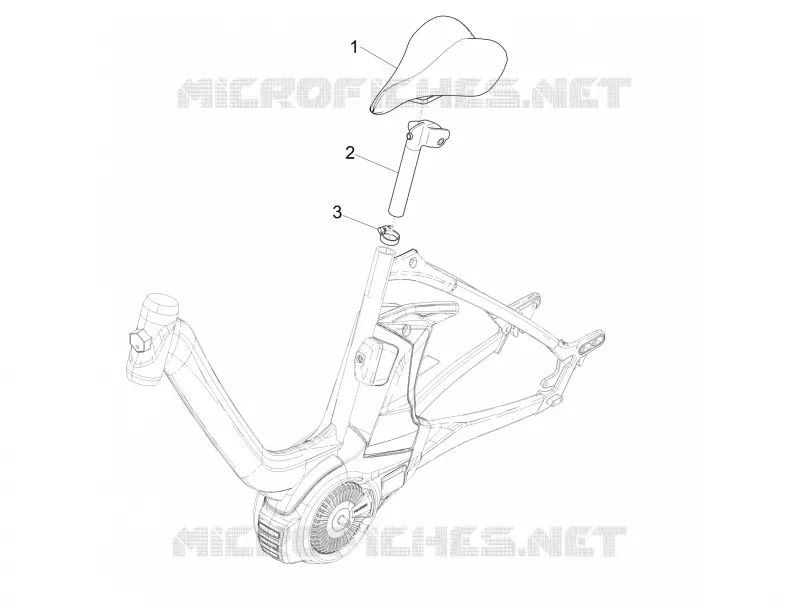 Selle/sieges PIAGGIO PIAGGIO-BICYCLE Electric WI-BIKE 2017  Wi-Bike Enel