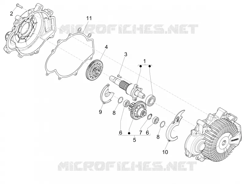 Transmission complète PIAGGIO PIAGGIO-BICYCLE Electric WI-BIKE 2017  Wi-Bike Uni Deore Comfort