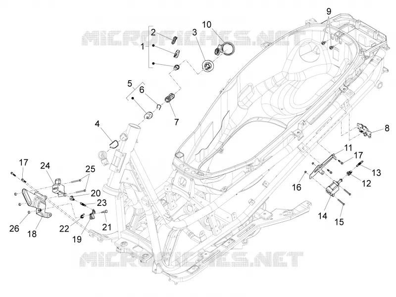 Serrures PIAGGIO PIAGGIO-SCOOTER 125 X10 2013  X10 4T 4V I.E. E3