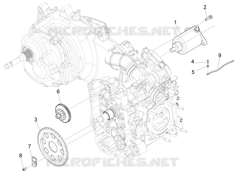 Démarrage - Démarrage électrique PIAGGIO PIAGGIO-SCOOTER 350 X10 2012  X10 4T 4V I.E. E3