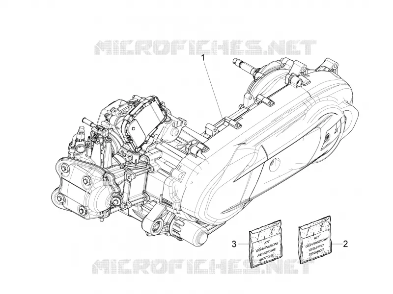 Moteur complet PIAGGIO PIAGGIO-SCOOTER 350 X10 2013  X10 4T 4V I.E. E3