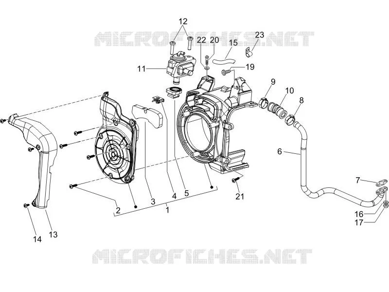 BOITE AIR SECONDAIRE PIAGGIO PIAGGIO-SCOOTER 125 X8 2006  X8 Street Euro 2