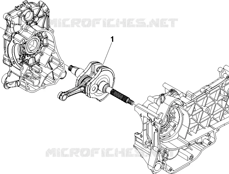Vilebrequin PIAGGIO PIAGGIO-SCOOTER 250 X8 2005  X8 ie