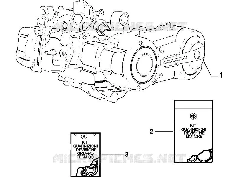 Moteur complet PIAGGIO PIAGGIO-SCOOTER 500 X9 2007  X9 Evolution