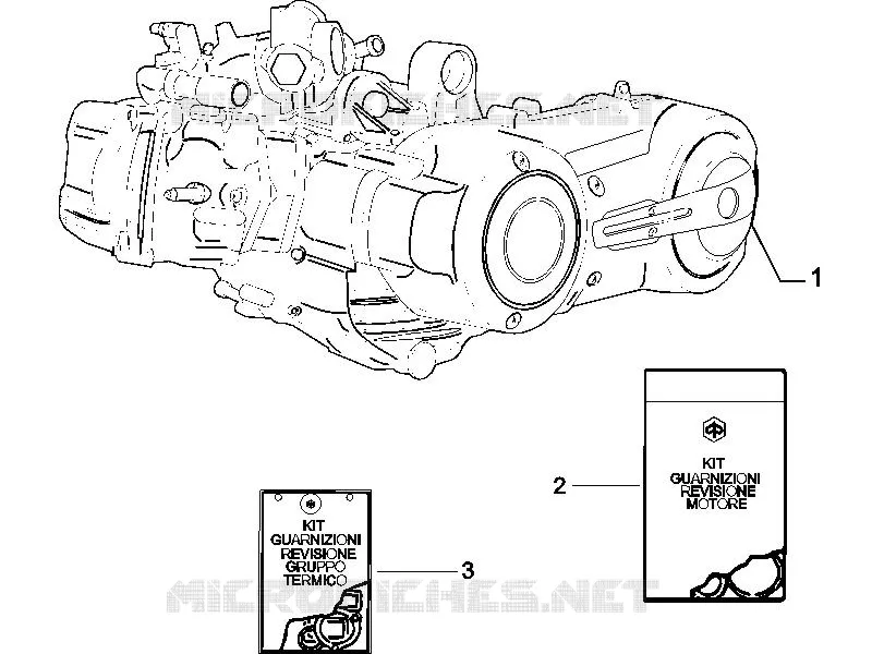 Moteur complet PIAGGIO PIAGGIO-SCOOTER 500 X9 2007  X9 Evolution