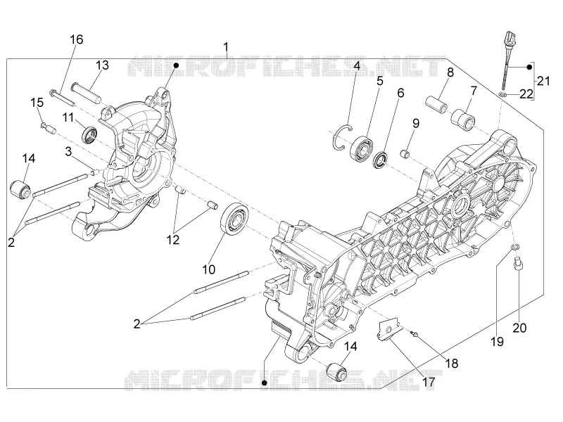 Carter PIAGGIO PIAGGIO-SCOOTER 100 ZIP 2009  Zip 4T