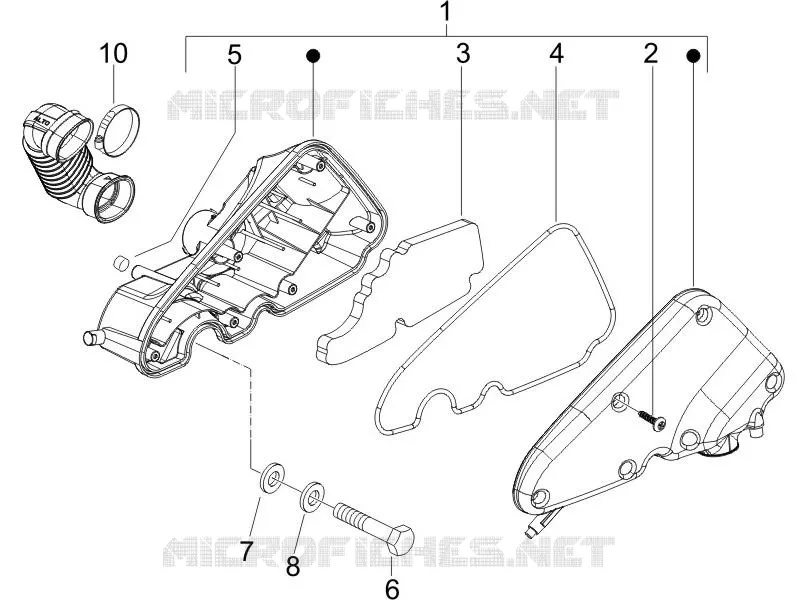 Filtre à air PIAGGIO PIAGGIO-SCOOTER 100 ZIP 2007  Zip 4T